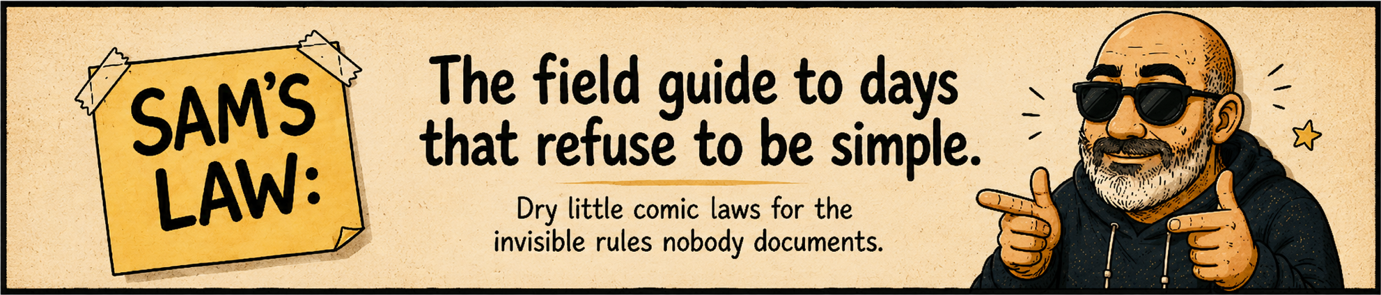 Sam's Law: the field guide to days that refuse to be simple