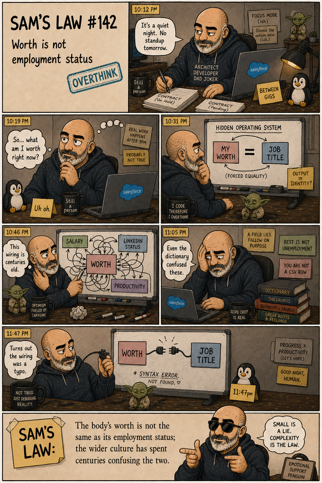 Sam's Law #142: Worth is not employment status