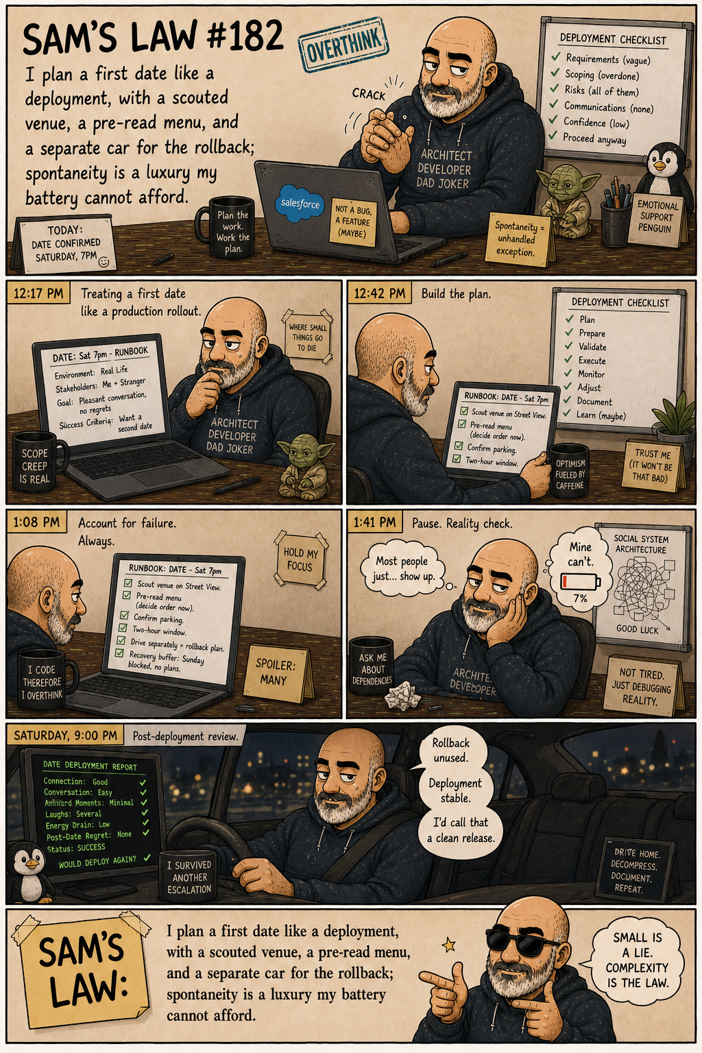 Sam's Law #182: Dating as a deployment