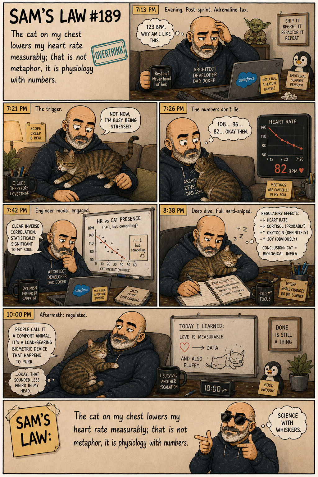 Sam's Law #189: The cat is physiology, not metaphor