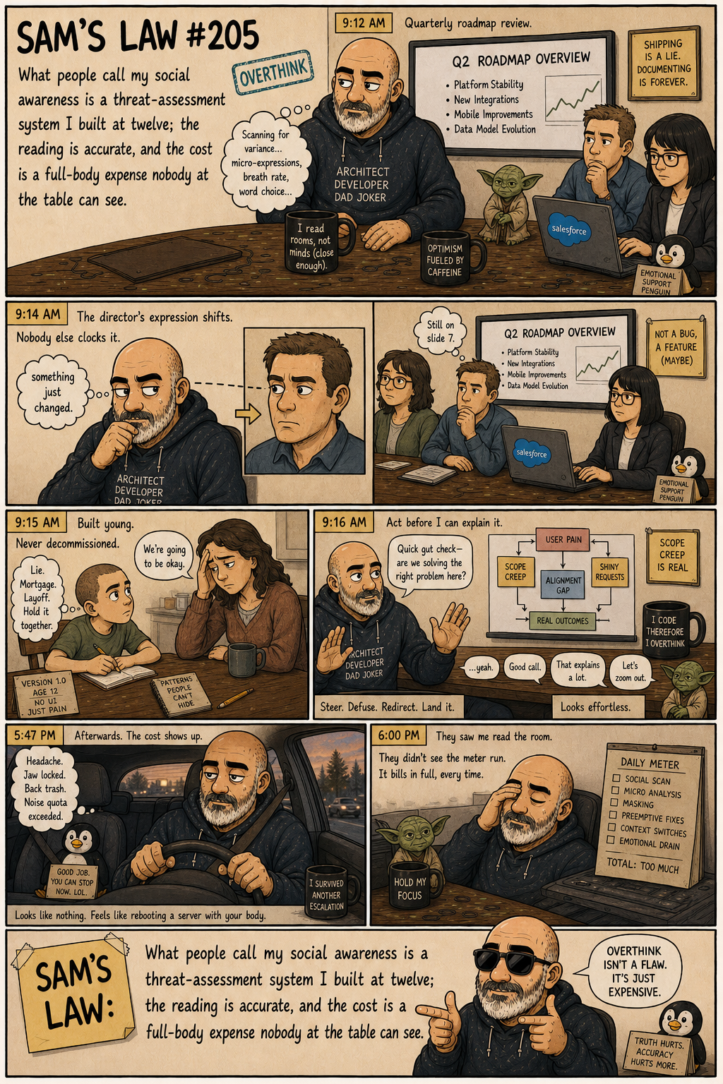 Sam's Law #205: Reading the room is threat assessment