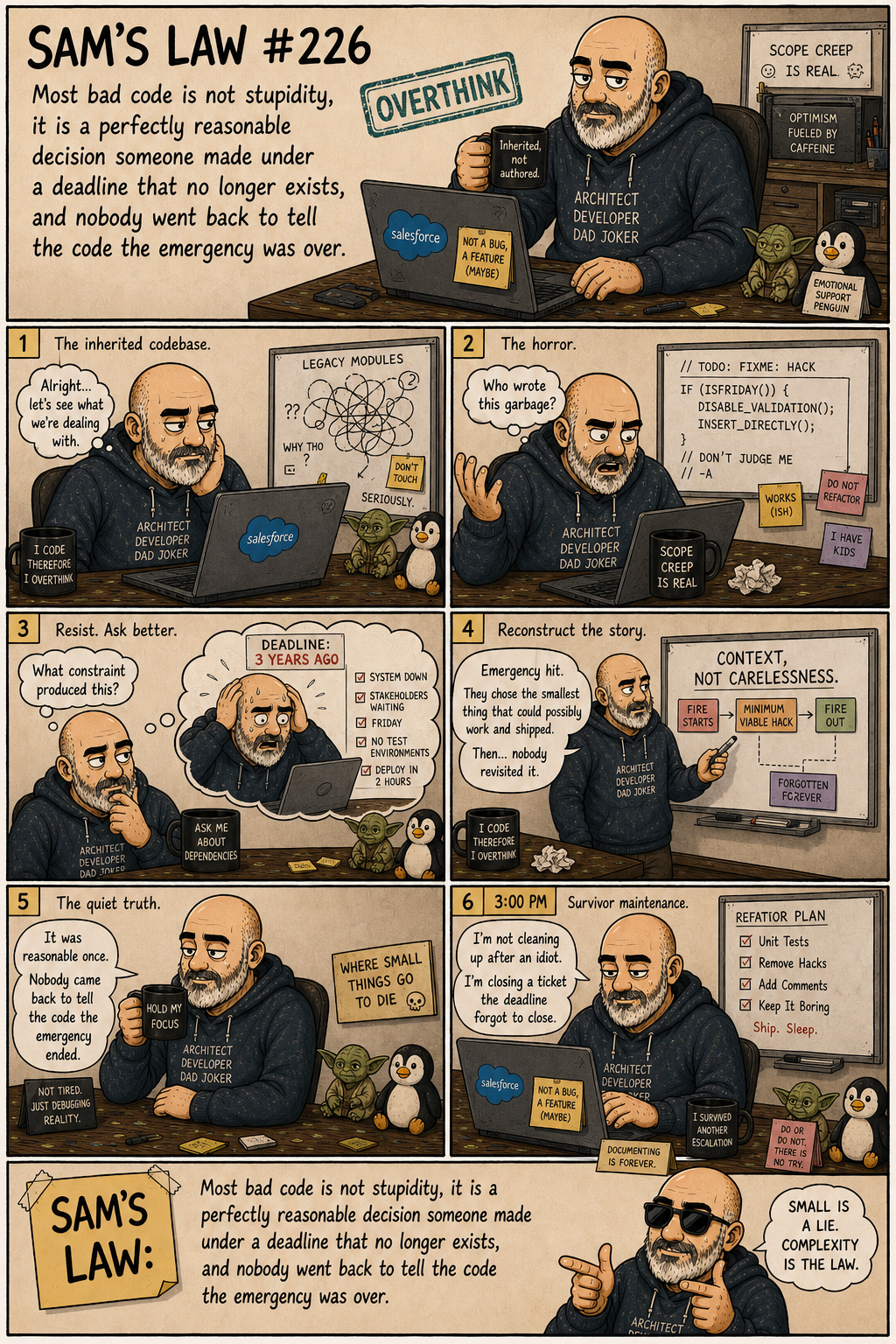 Sam's Law #226: The debt was reasonable once