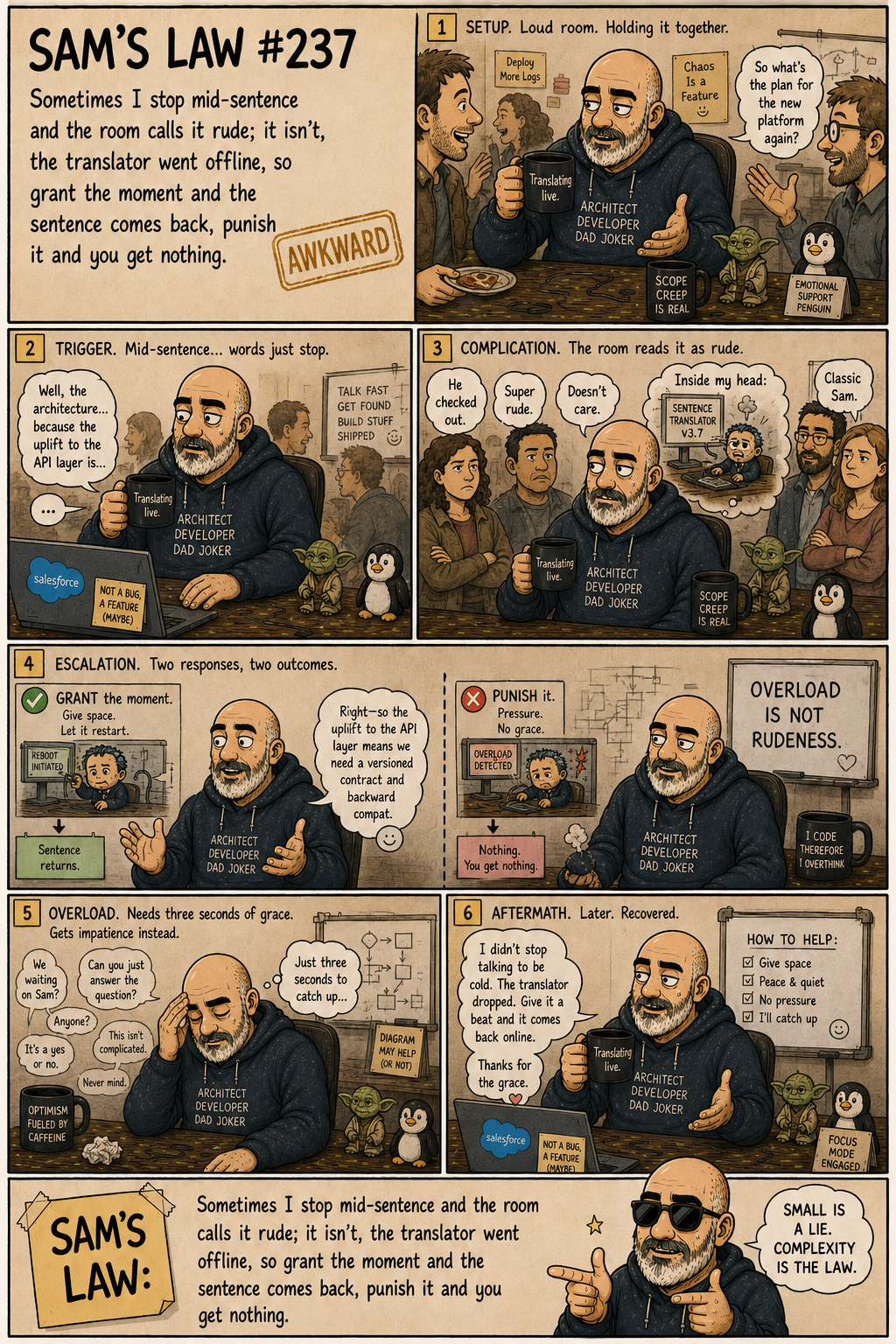 Sam's Law #237: The translator went offline