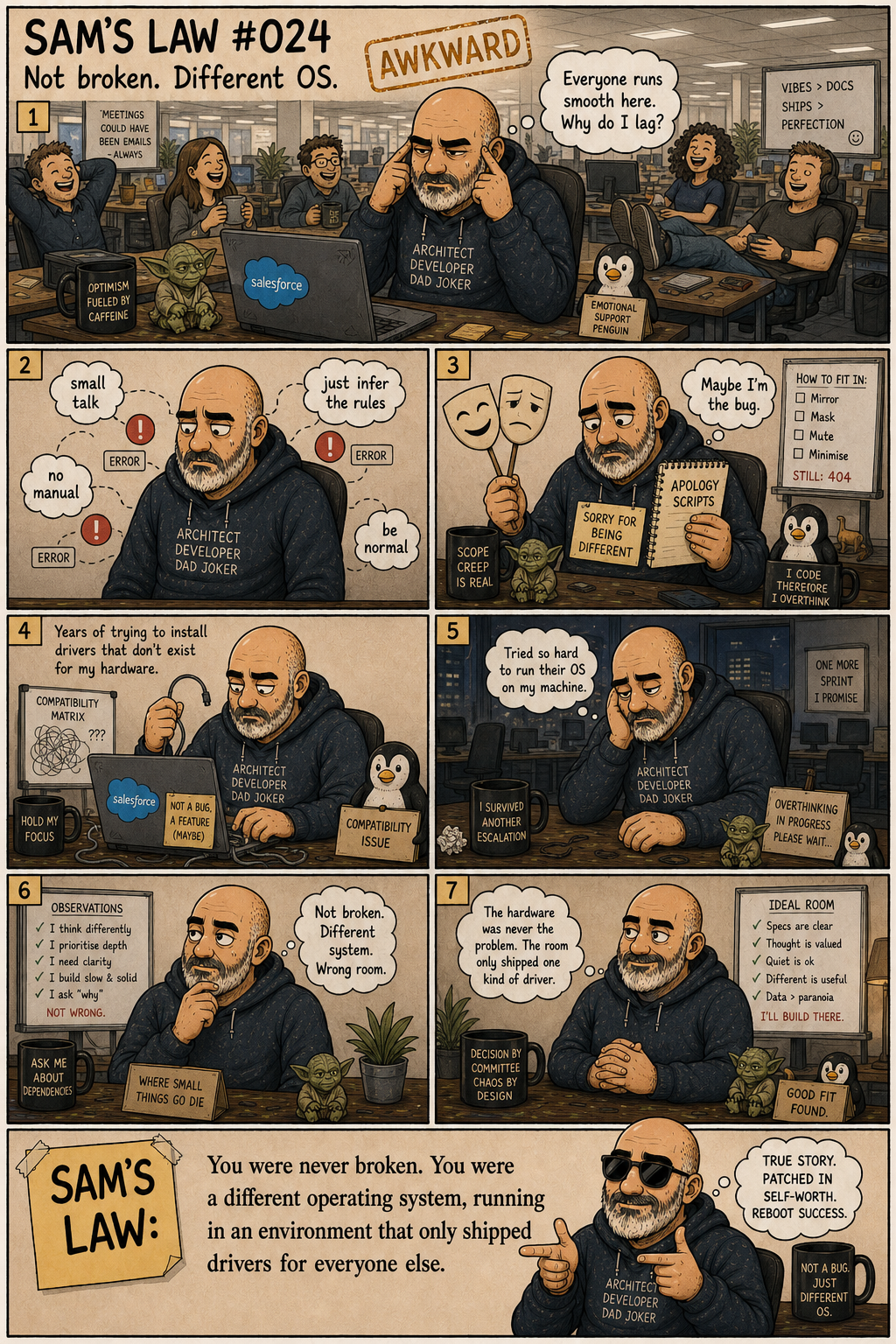 Sam's Law #024: Different OS