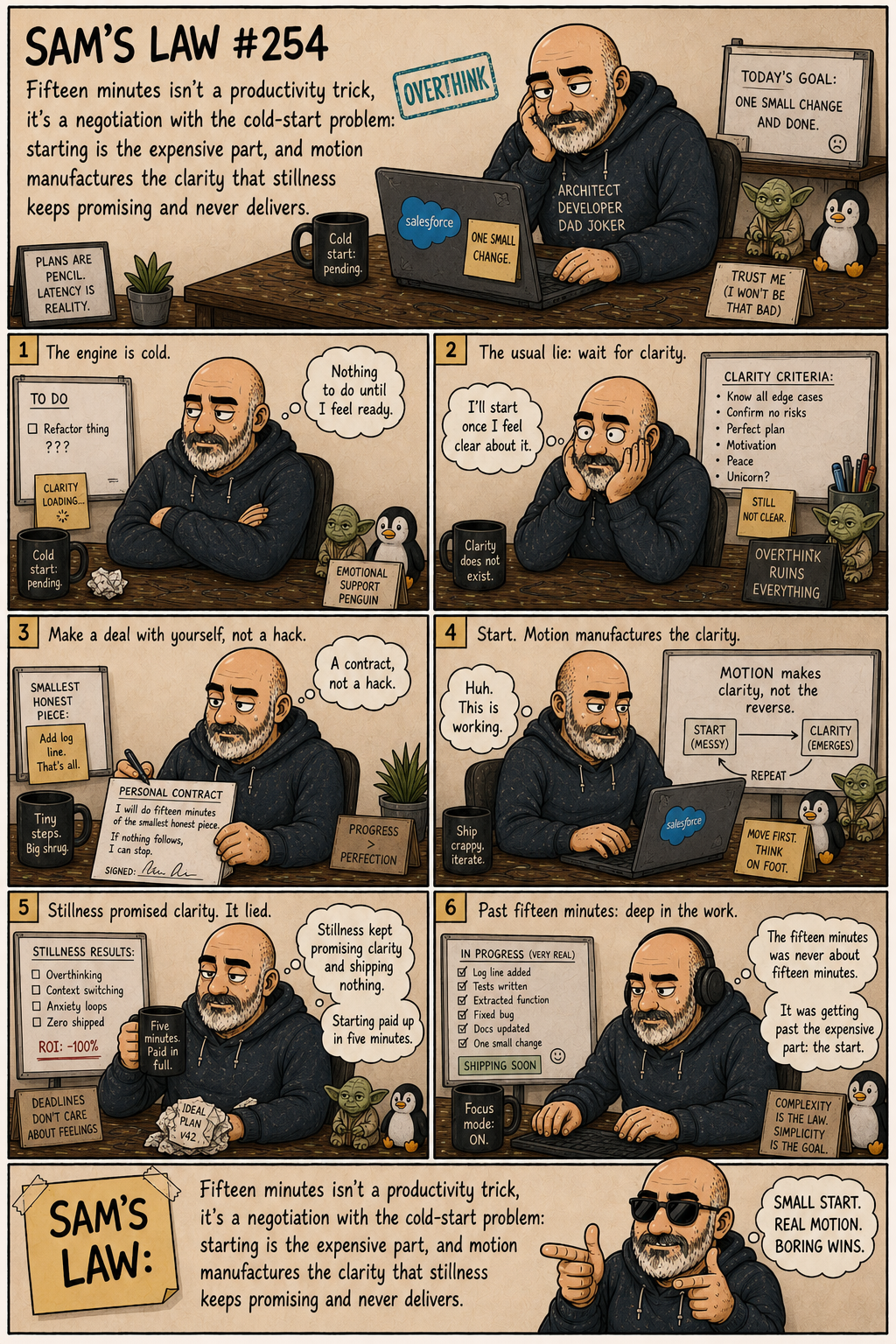 Sam's Law #254: Negotiating with the cold start