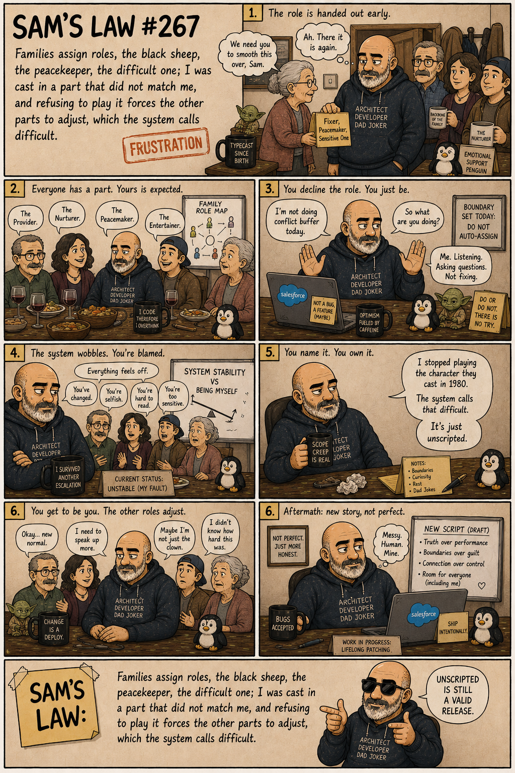 Sam's Law #267: Refusing the assigned role