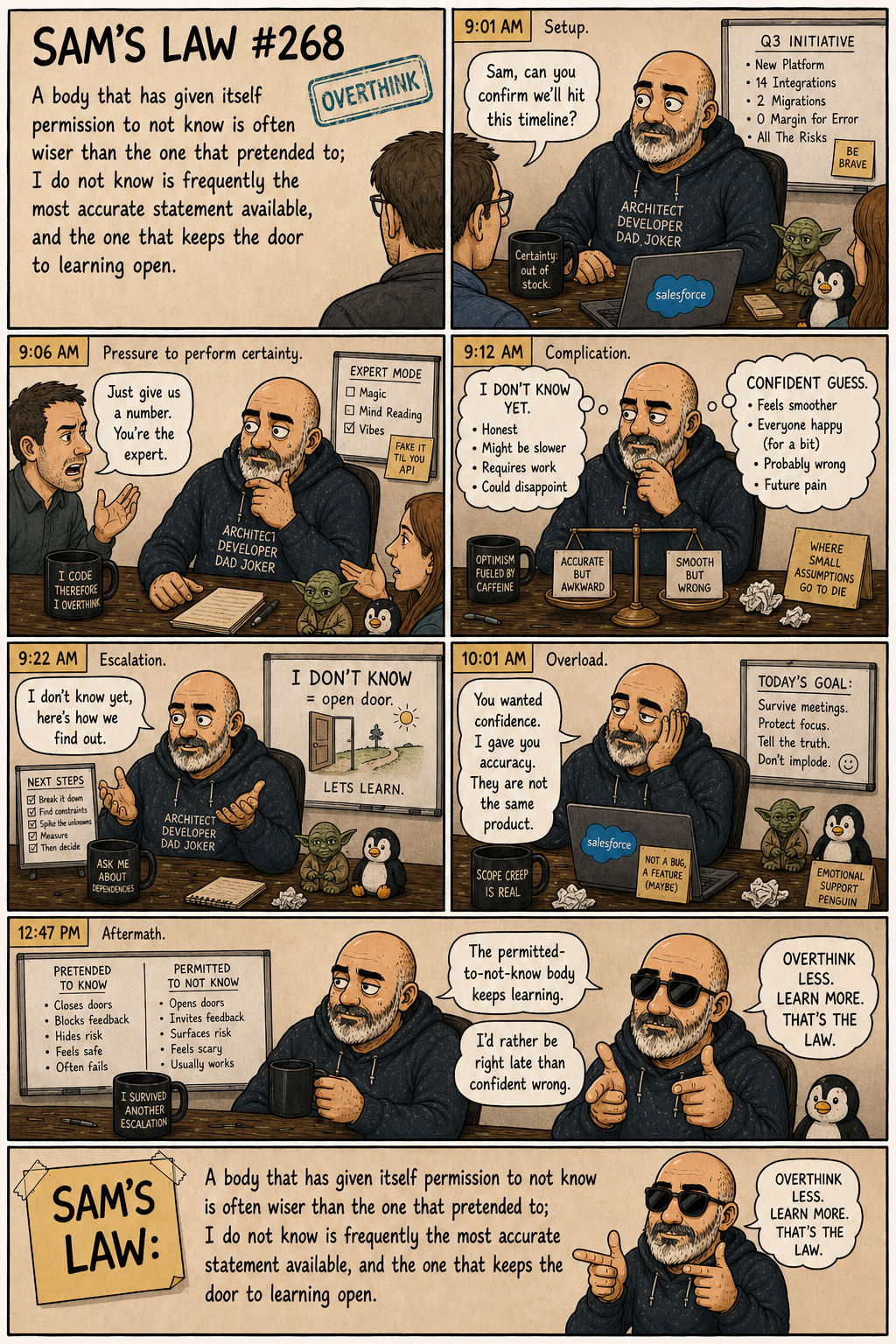 Sam's Law #268: Permission to not know