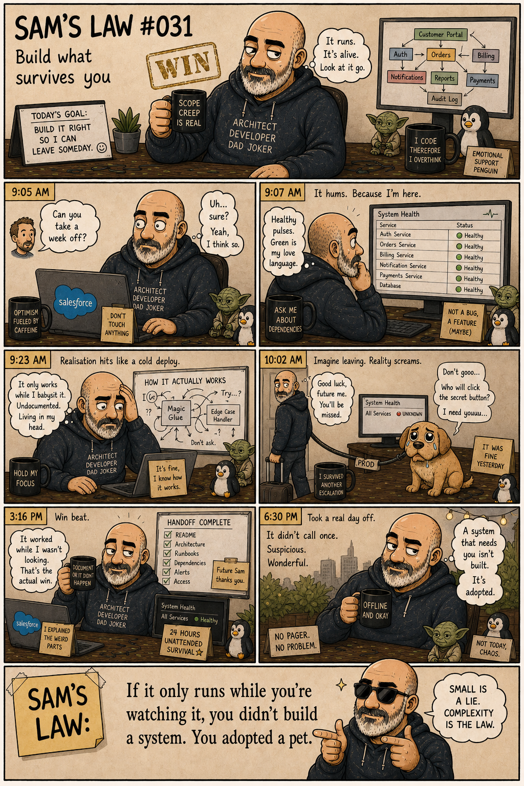 Sam's Law #031: Bus Factor One